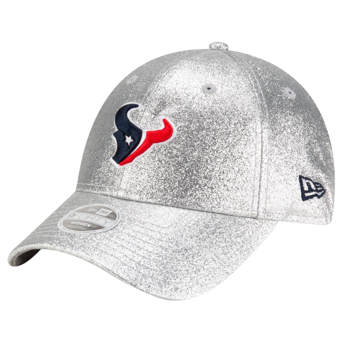 Officially Licensed NFL New Era Cap Ladies 9Forty Sparkly Cap - Houston ...