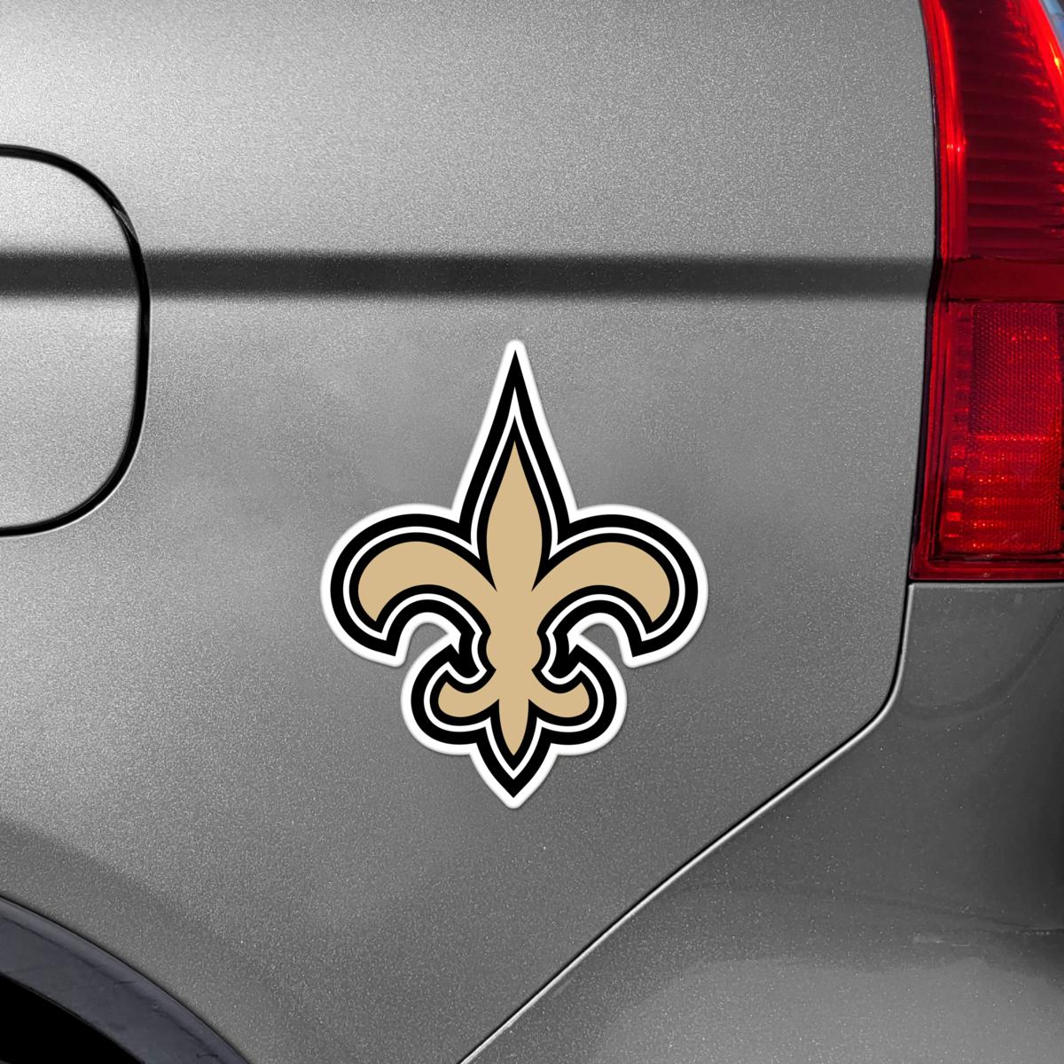 New Orleans Saints 6 x 6 Xpression Logo Full Color Car Magnet