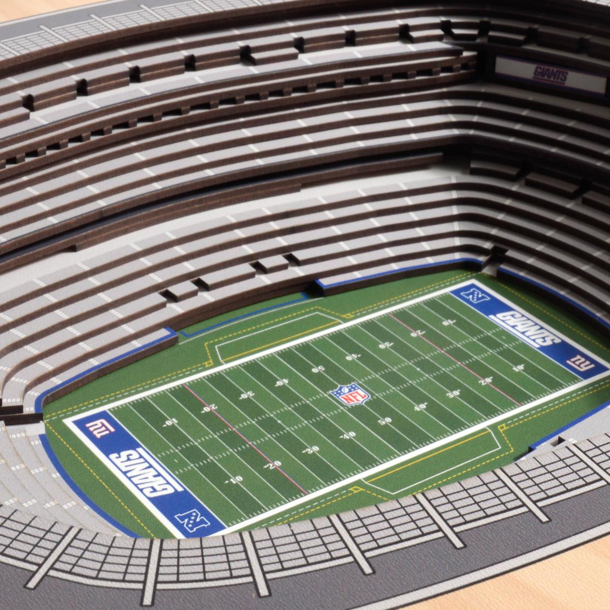 NFL New York Giants 5 Layer StadiumViews 3D Wall Art