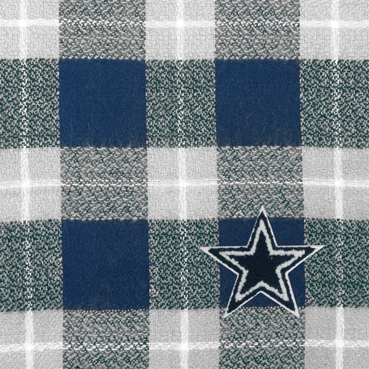 NFL Dallas Cowboys Echo Team Wordmark Plush Blanket