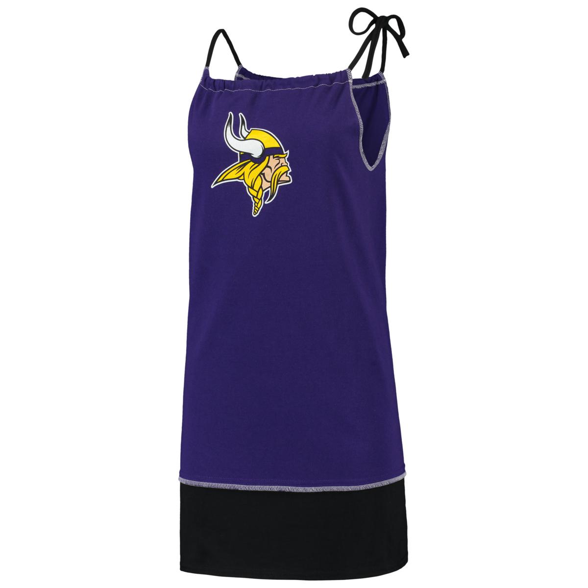 Minnesota Vikings Refried Apparel Women's Vintage Tank Dress - Purple, Size: Medium