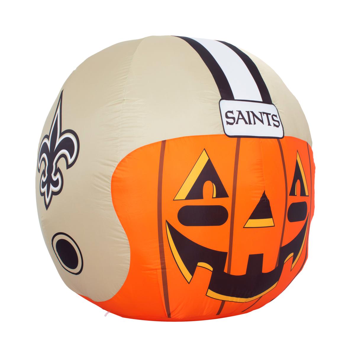 Officially Licensed NFL Saints 4' Inflatable Jack-O'-Helmet