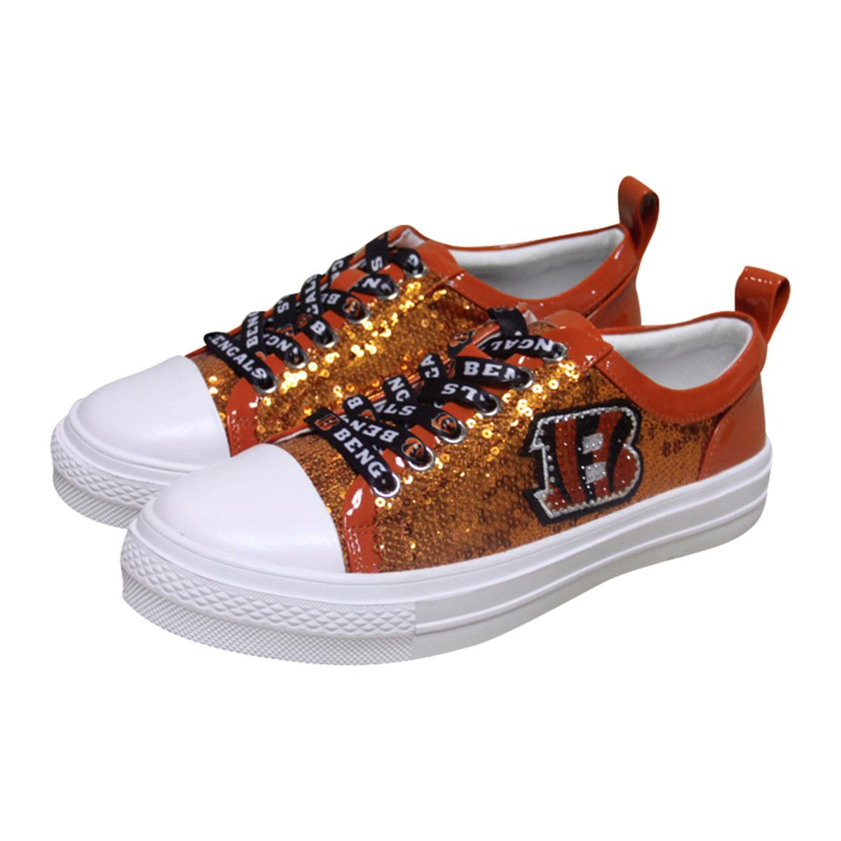 Steelers Women's Sequin Shoe w/ Team Laces - 7