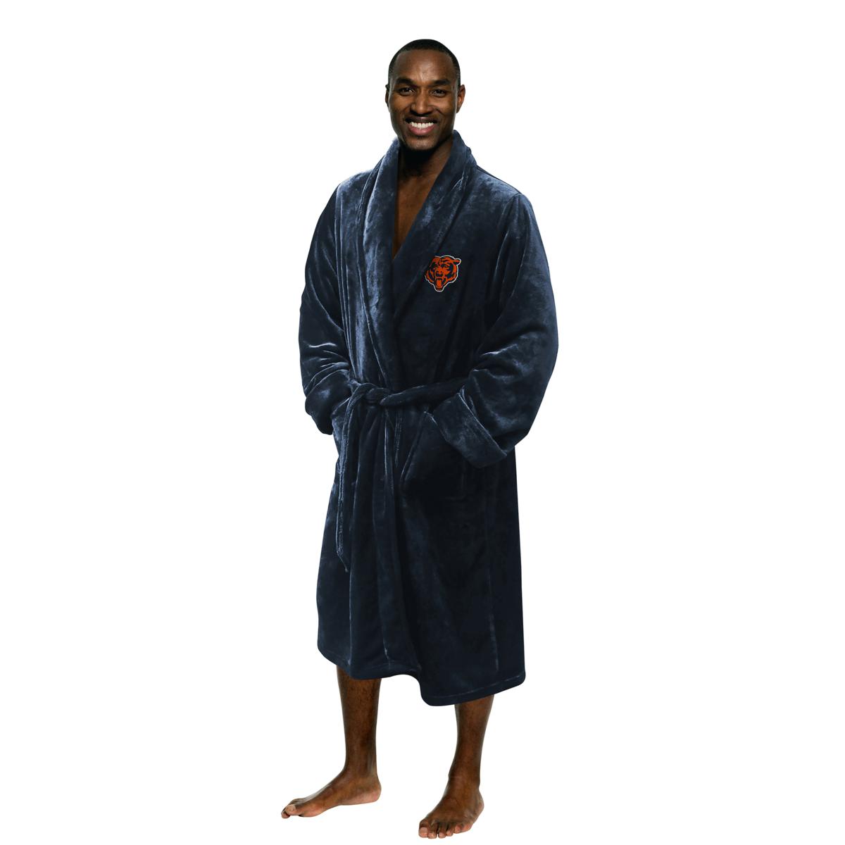 Officially Licensed NFL Silk Touch Unisex Lounge Robe - Bears ...