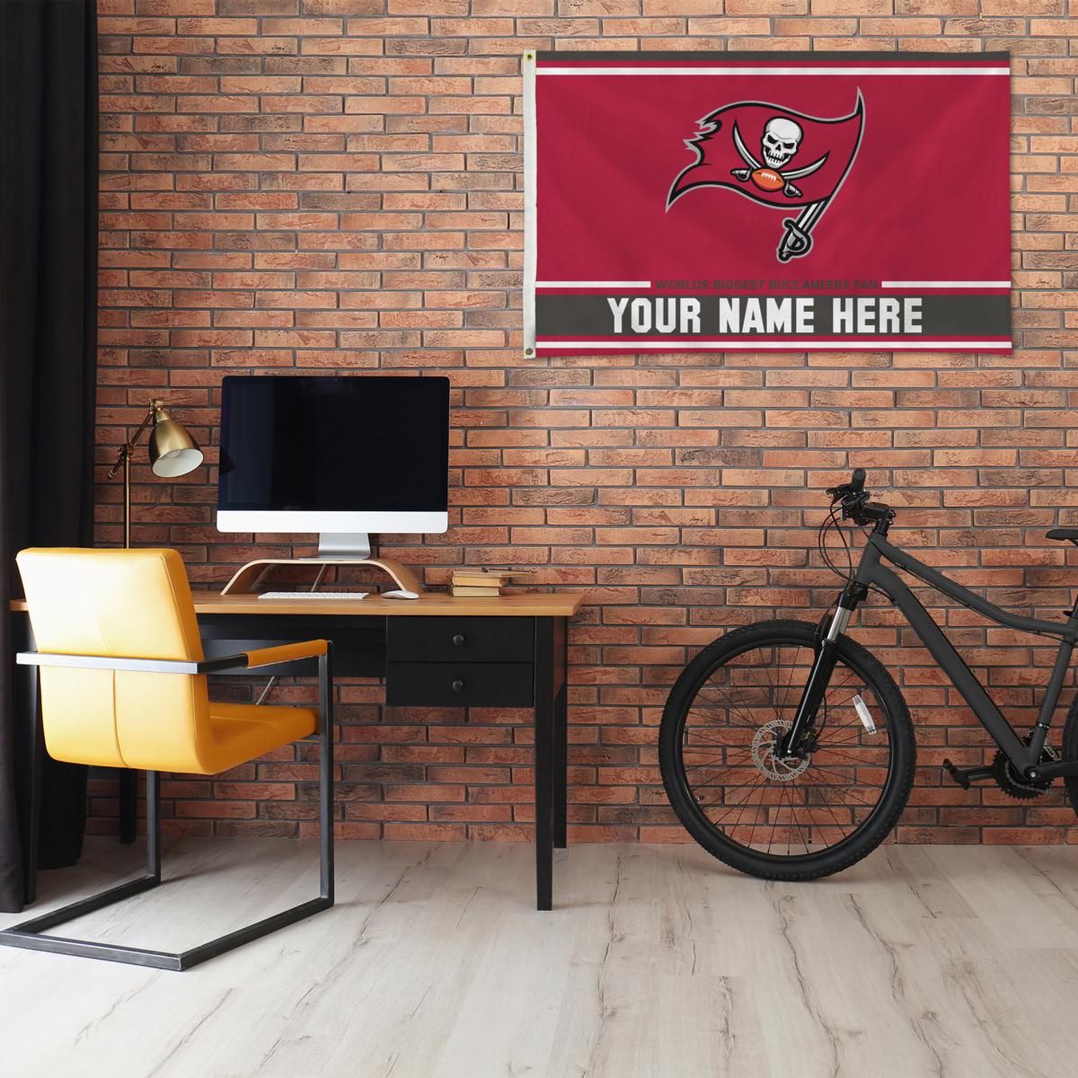 Lids Tampa Bay Buccaneers 3-Plank Team Flag