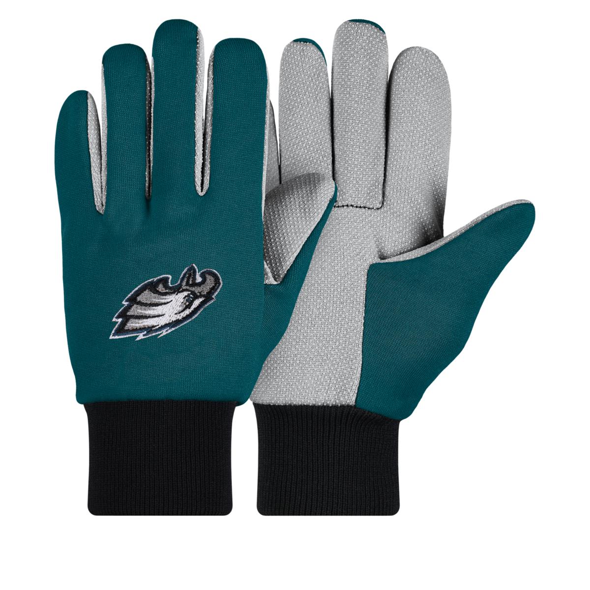 Women's Aqua Miami Dolphins Cable Knit Gloves