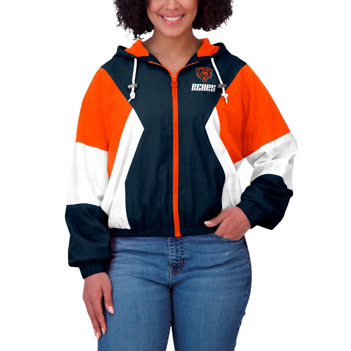 Officially Licensed NFL Wear Color Block Windbreaker Jacket