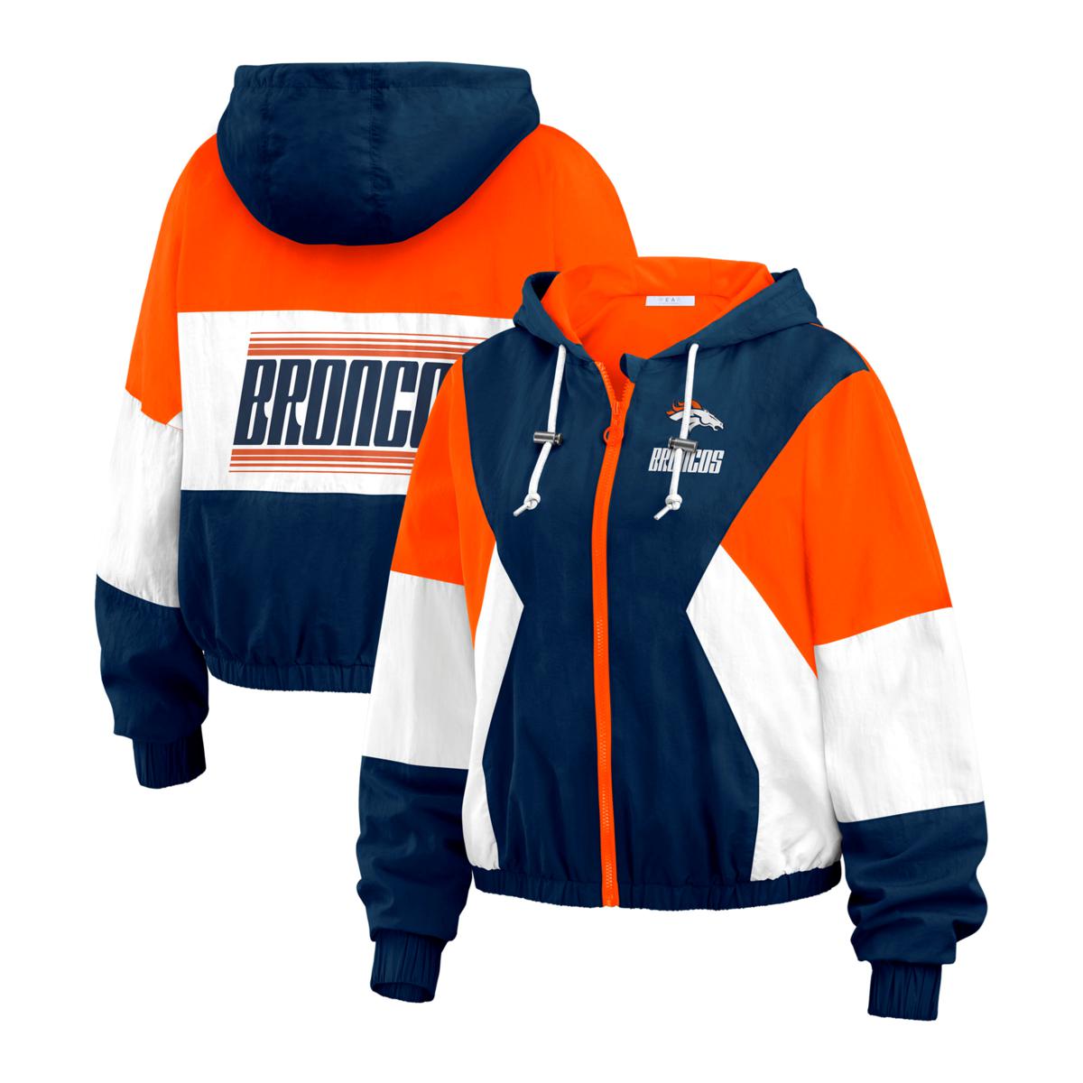 Officially Licensed NFL Wear Color Block Windbreaker Jacket