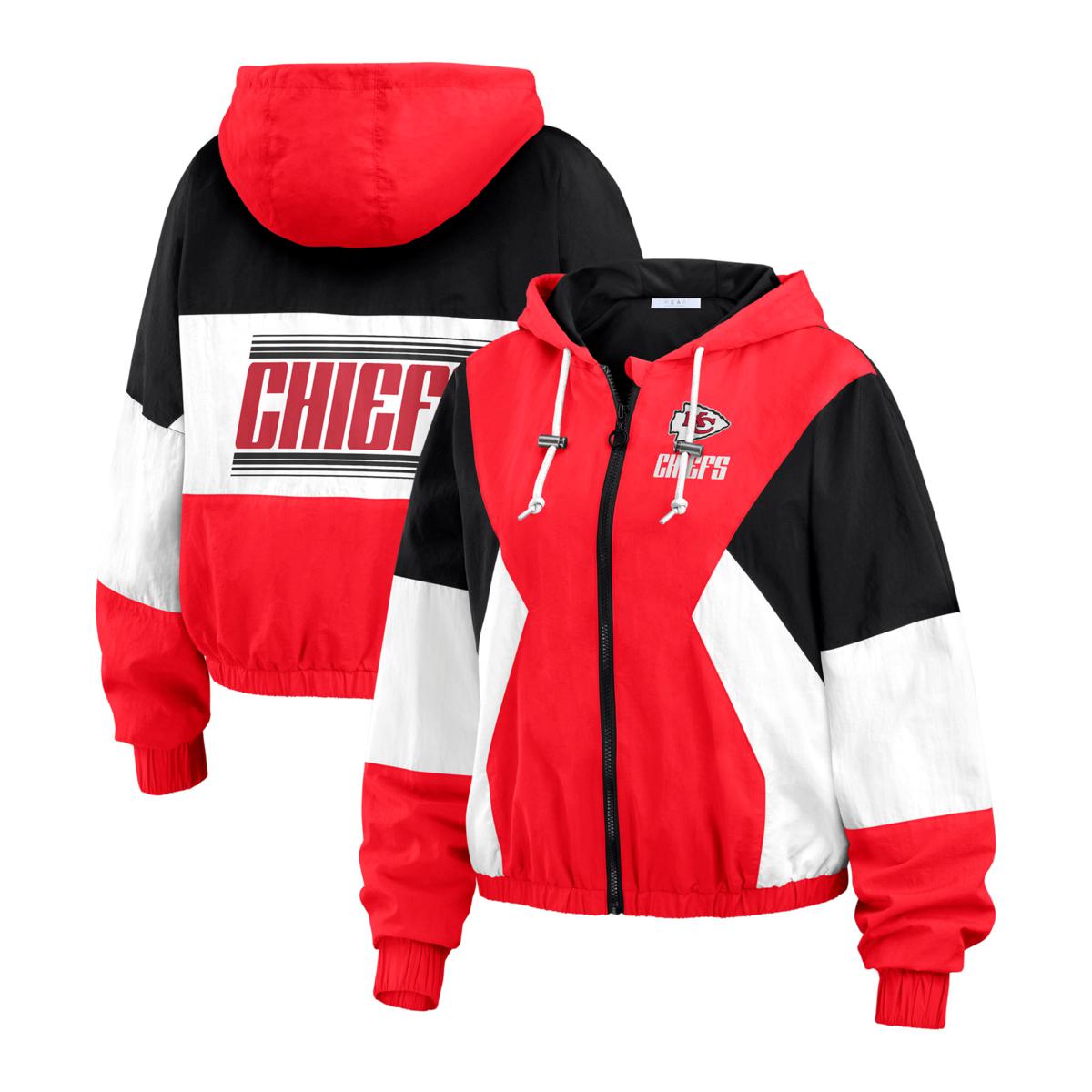 Officially Licensed NFL Wear Color Block Windbreaker Jacket