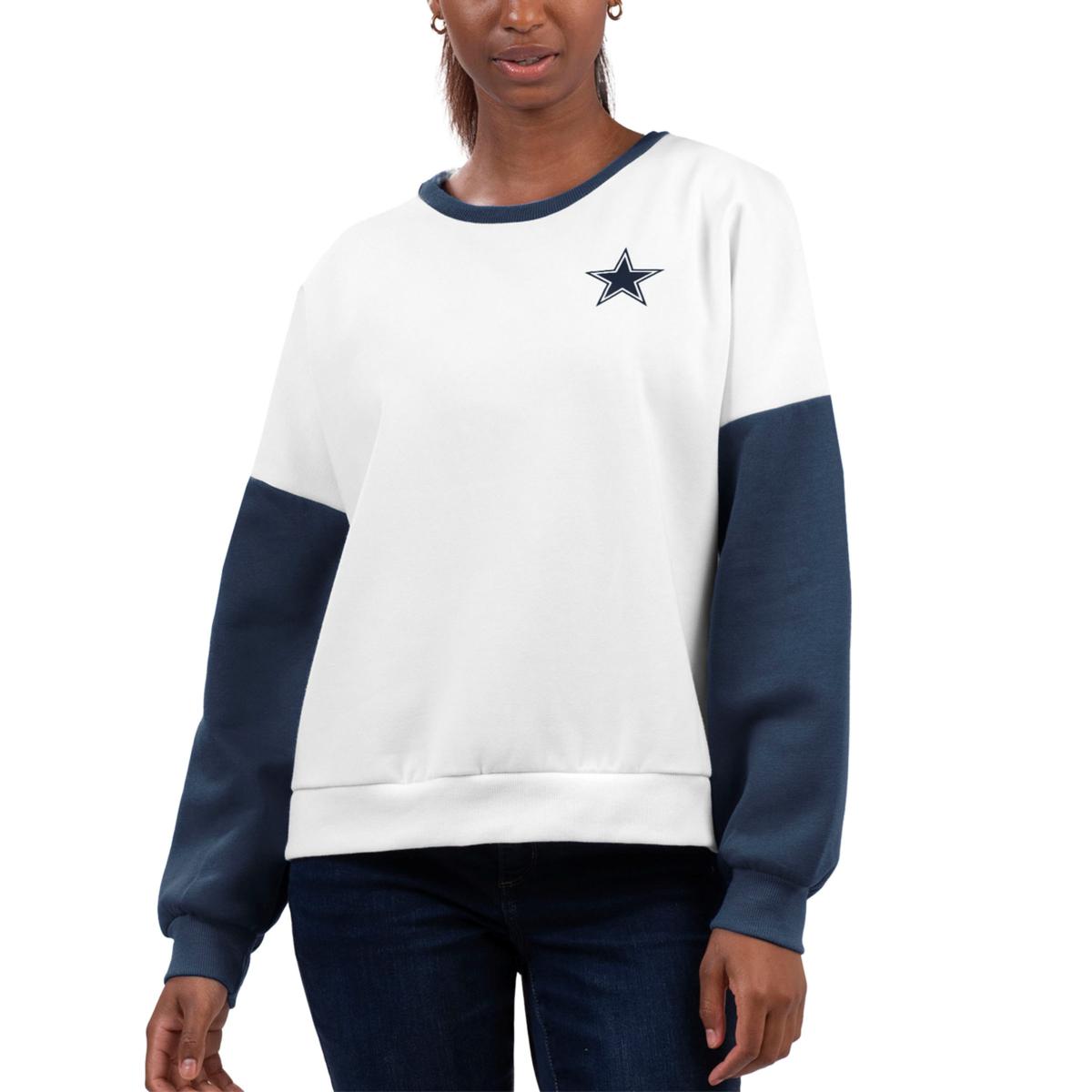 Officially Licensed NFL Women's A-Game Fleece Sweatshirt by Glll - Cowboys