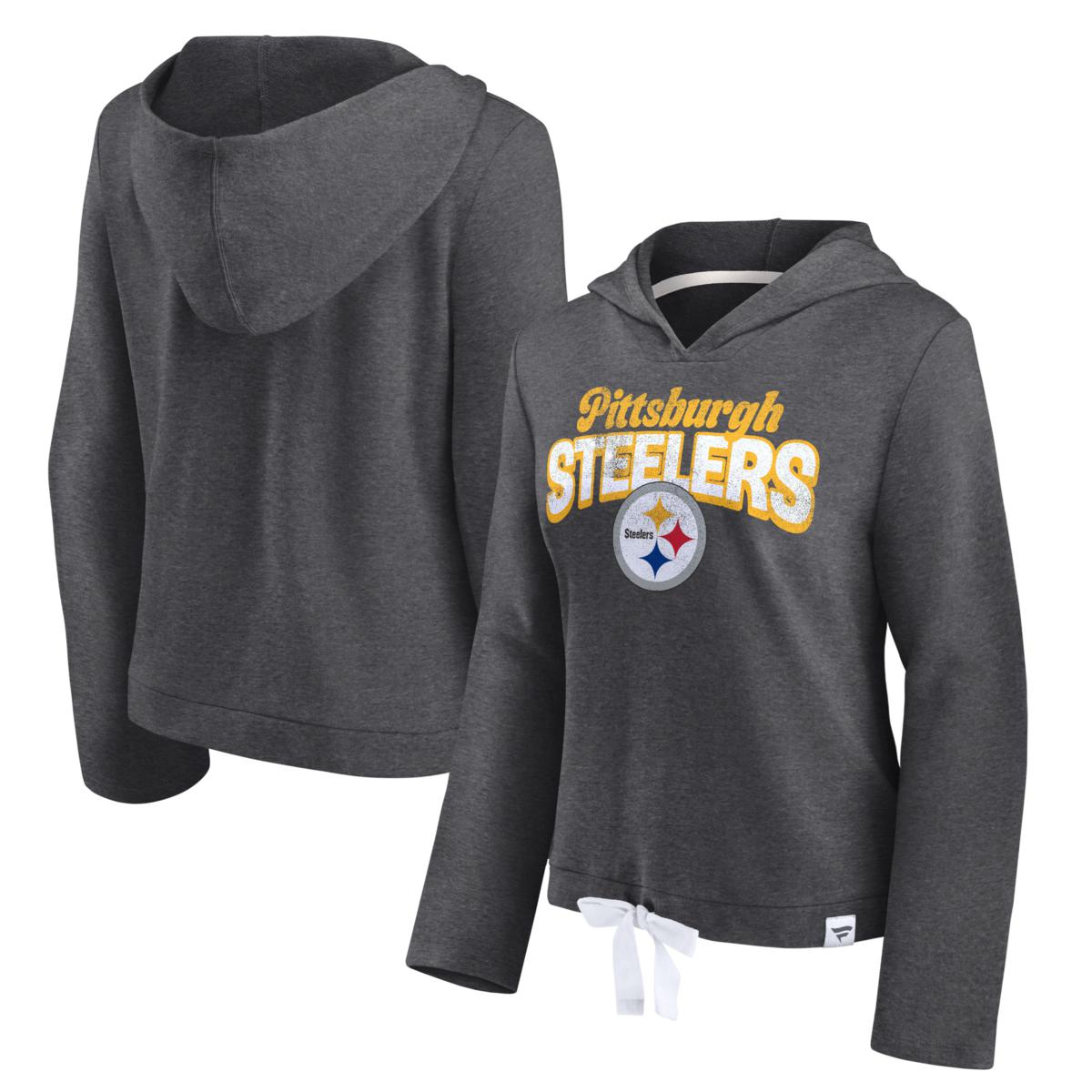 Sequin & Rhinestone Steelers Hoodie 