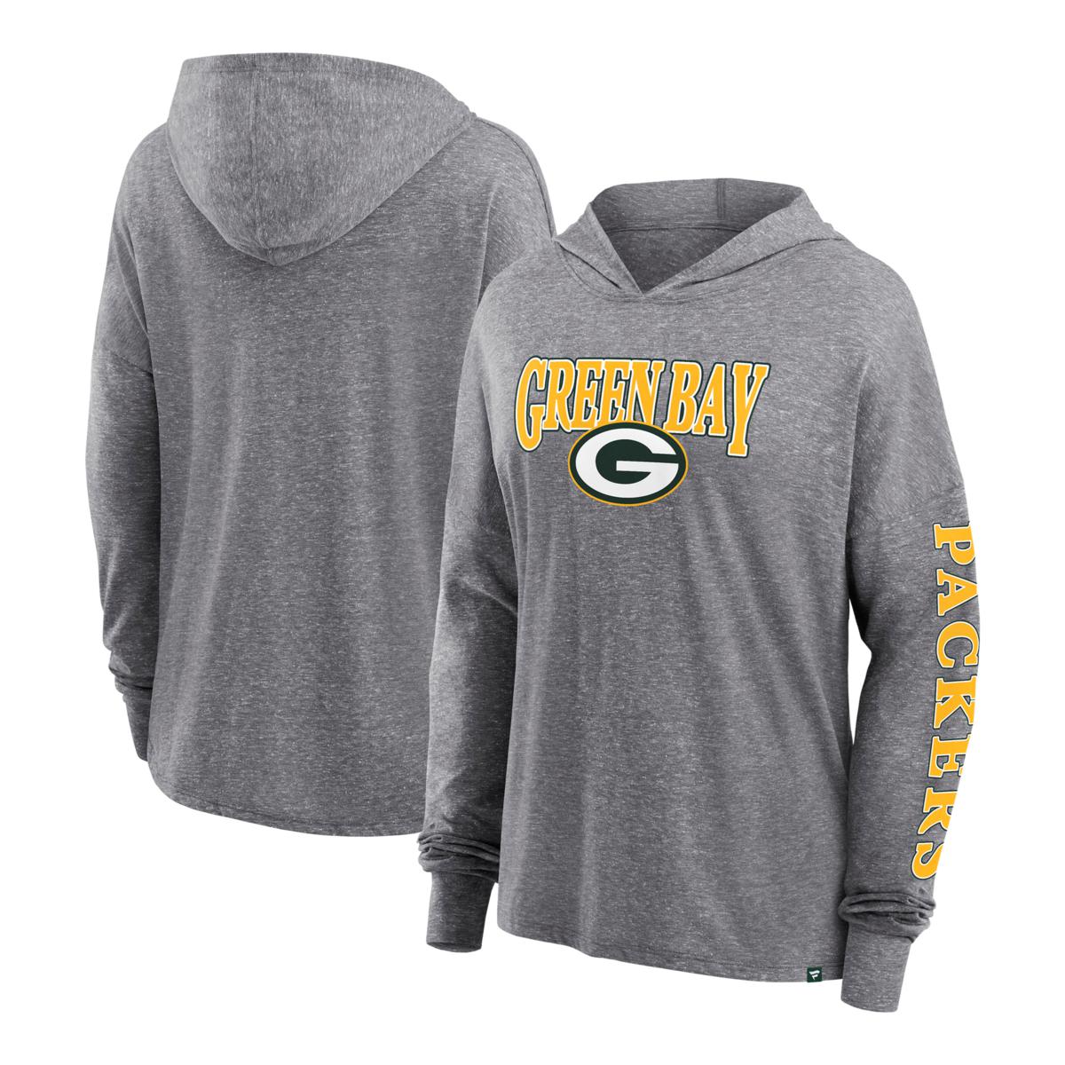 Mitchell & Ness sweatshirt Green Bay Packers NFL Team Logo Hoody grey