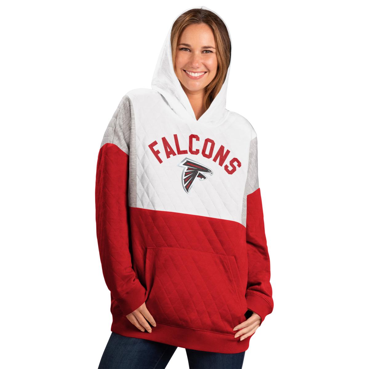 Outerstuff NFL Youth Girls Atlanta Falcons Status Full Zip Hoodie