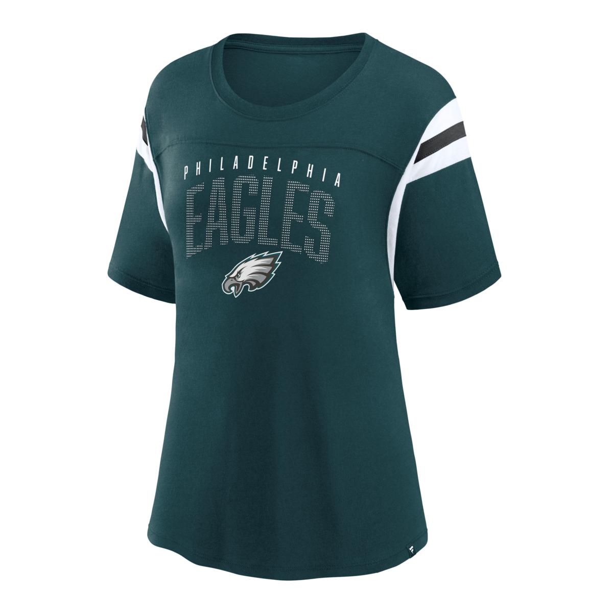 Long printed T-shirt - Dark grey/Philadelphia Eagles - Ladies