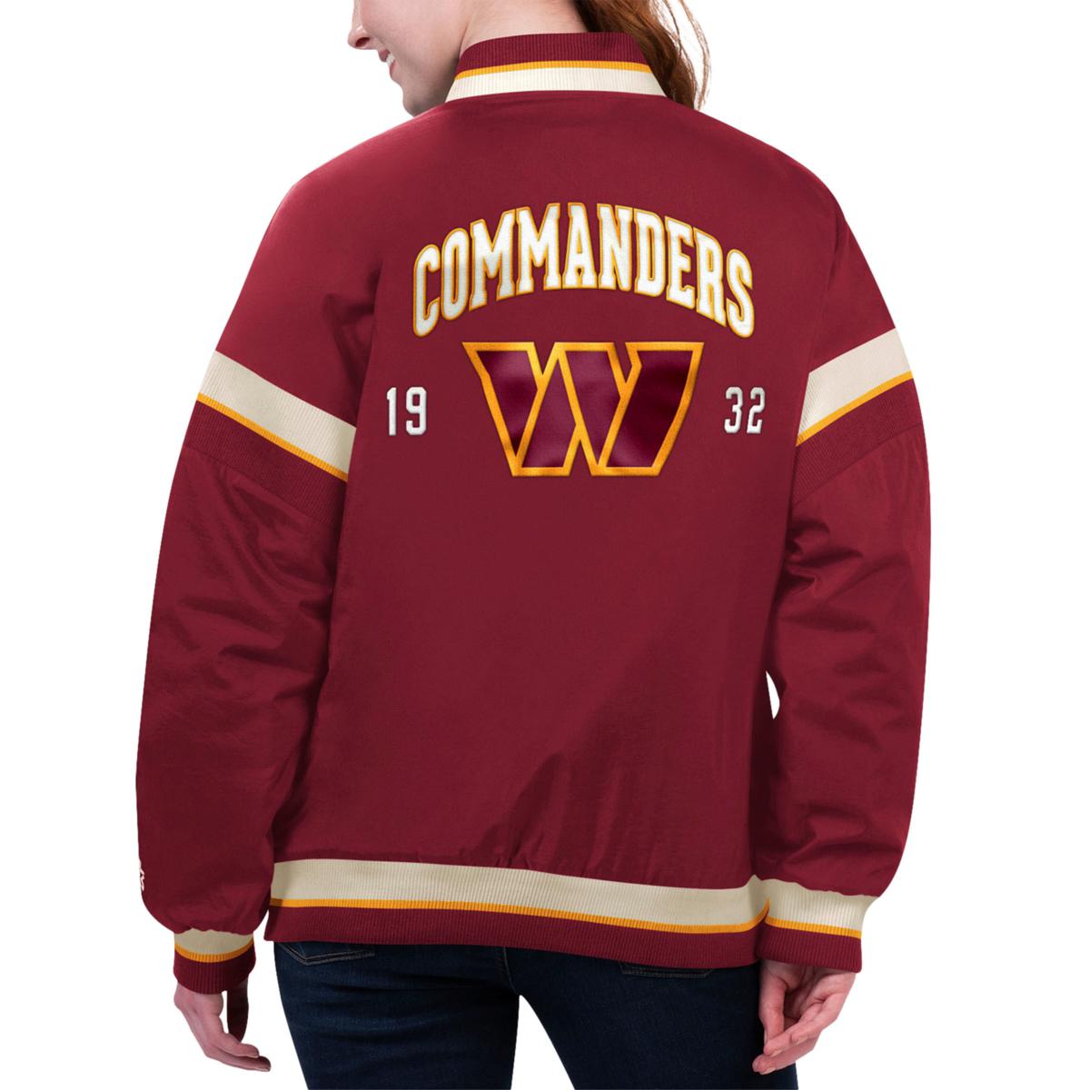 Nfl Washington Commanders Women's Primary Antique Long Sleeve Crew