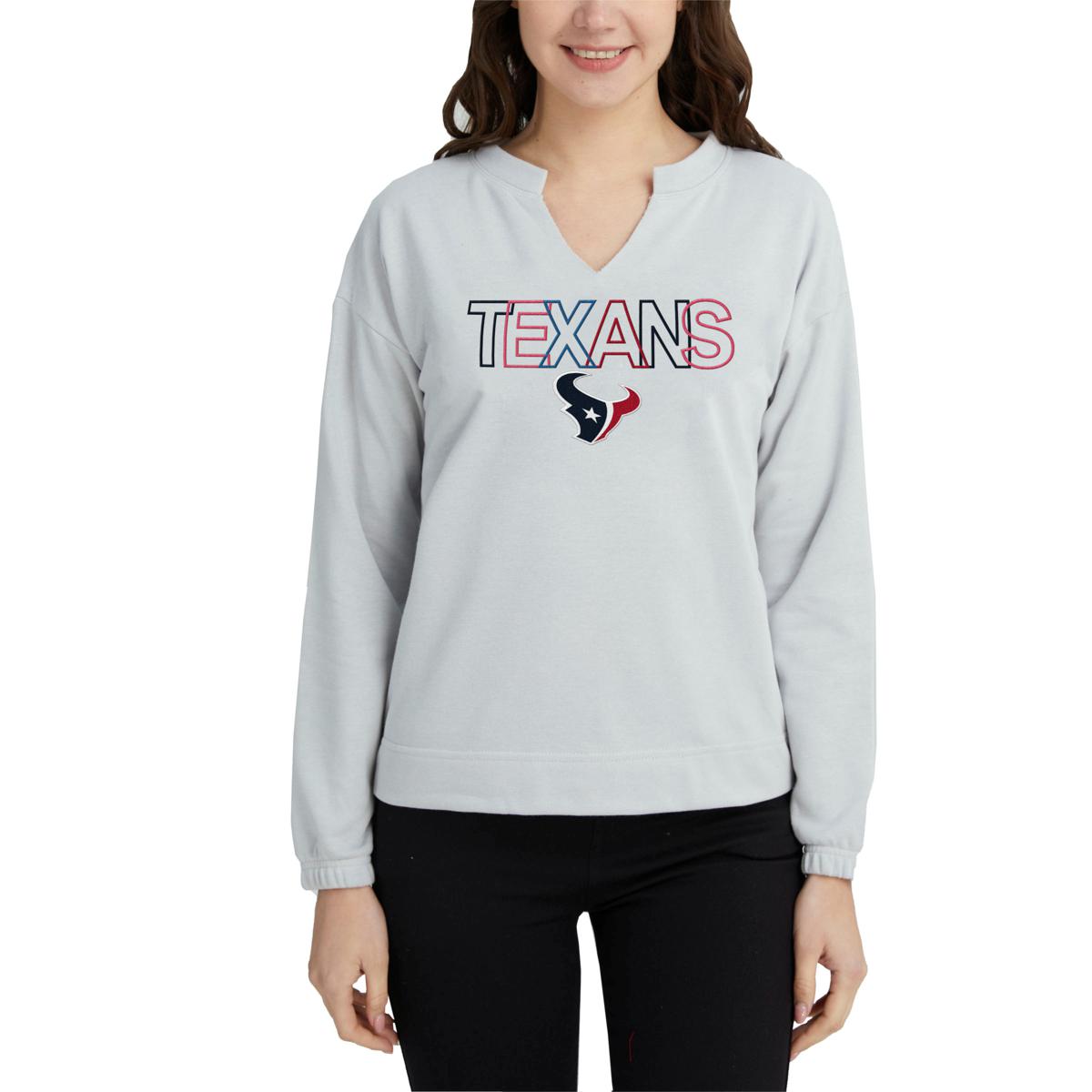 NFL, Tops, Nfl Apparel Womens Houston Texans Embroidered Sweatshirt