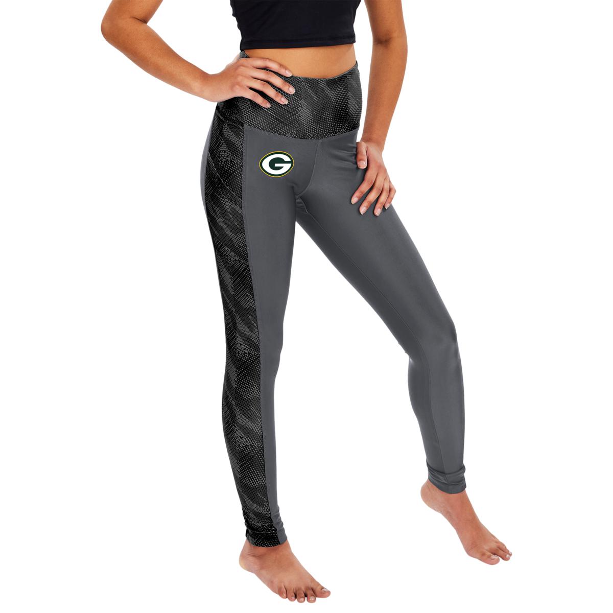 Green Bay Packers NFL Womens Solid Wordmark Leggings