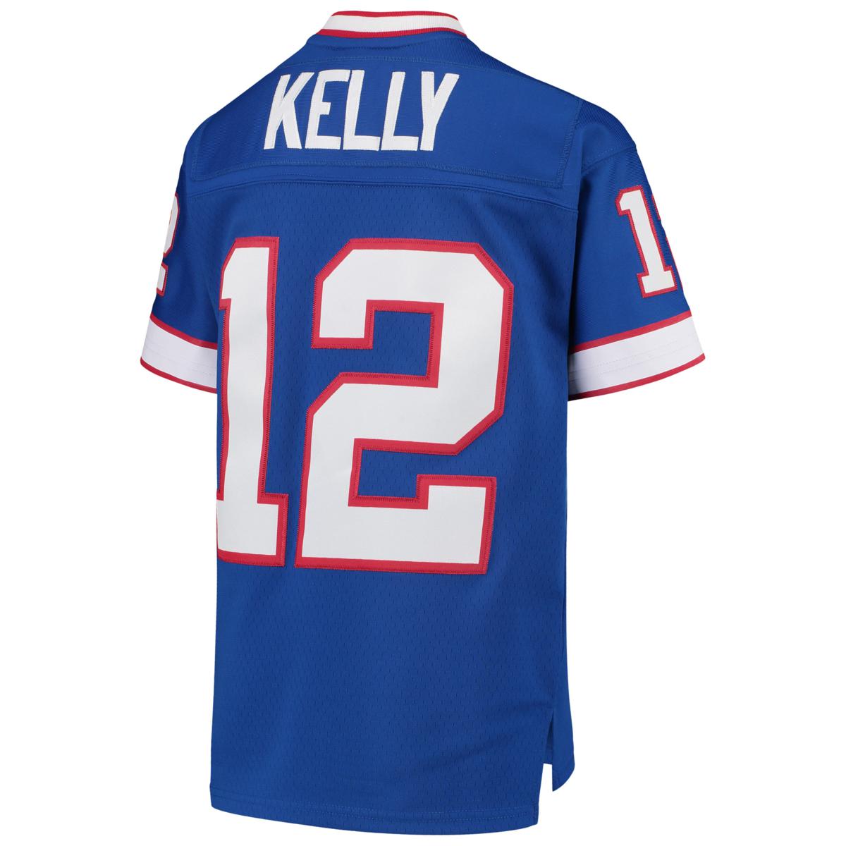 Jim Kelly Buffalo Bills Mitchell & Ness Youth 1990 Retired Player