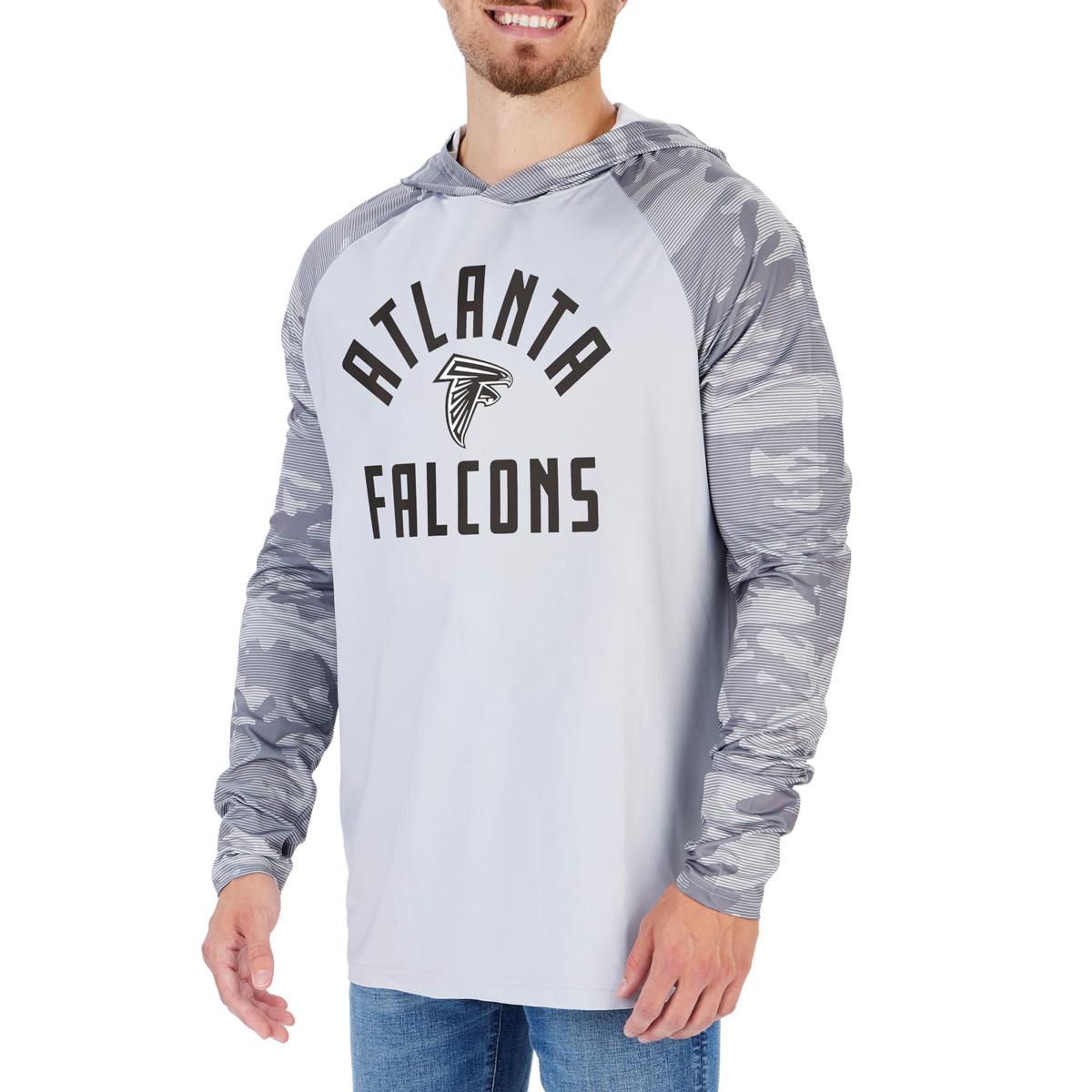 Officially Licensed NFL Zubaz Hoodie W/ Tonal Camo - Atlantic Falcons