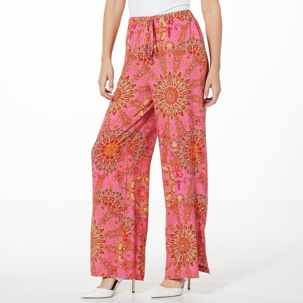 Tie Waist Pull-On Pants