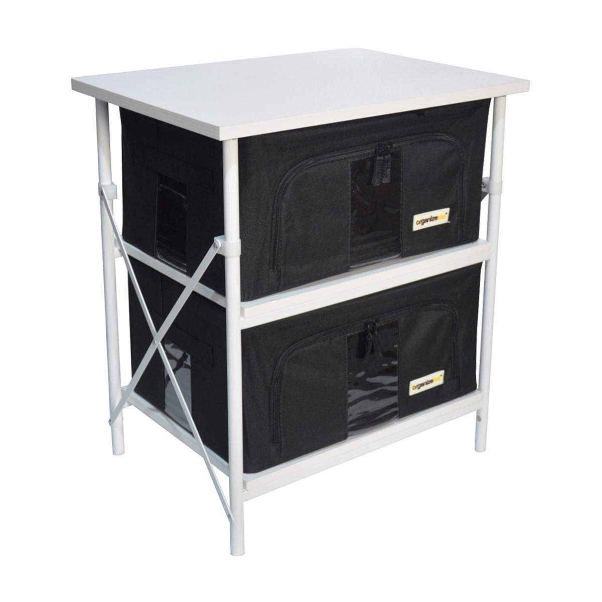 Organizeme Shelving Unit for 2 Large Popup Bins - 20352474