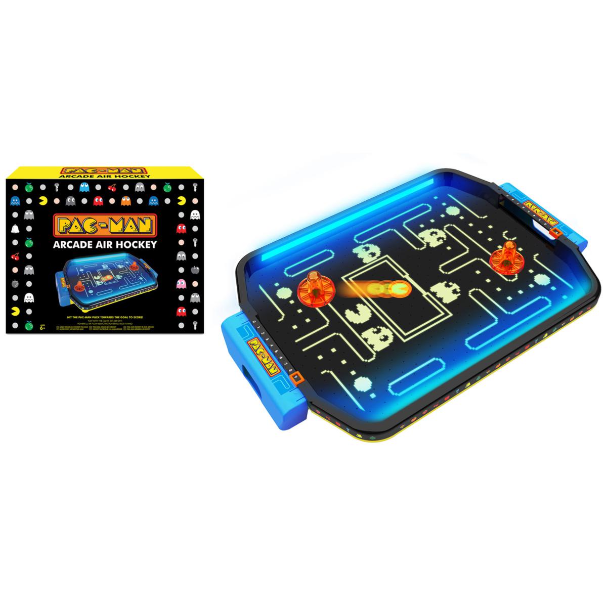 Pac-Man: Arcade Air Hockey - Glow-In-The-Dark Tabletop Game | HSN