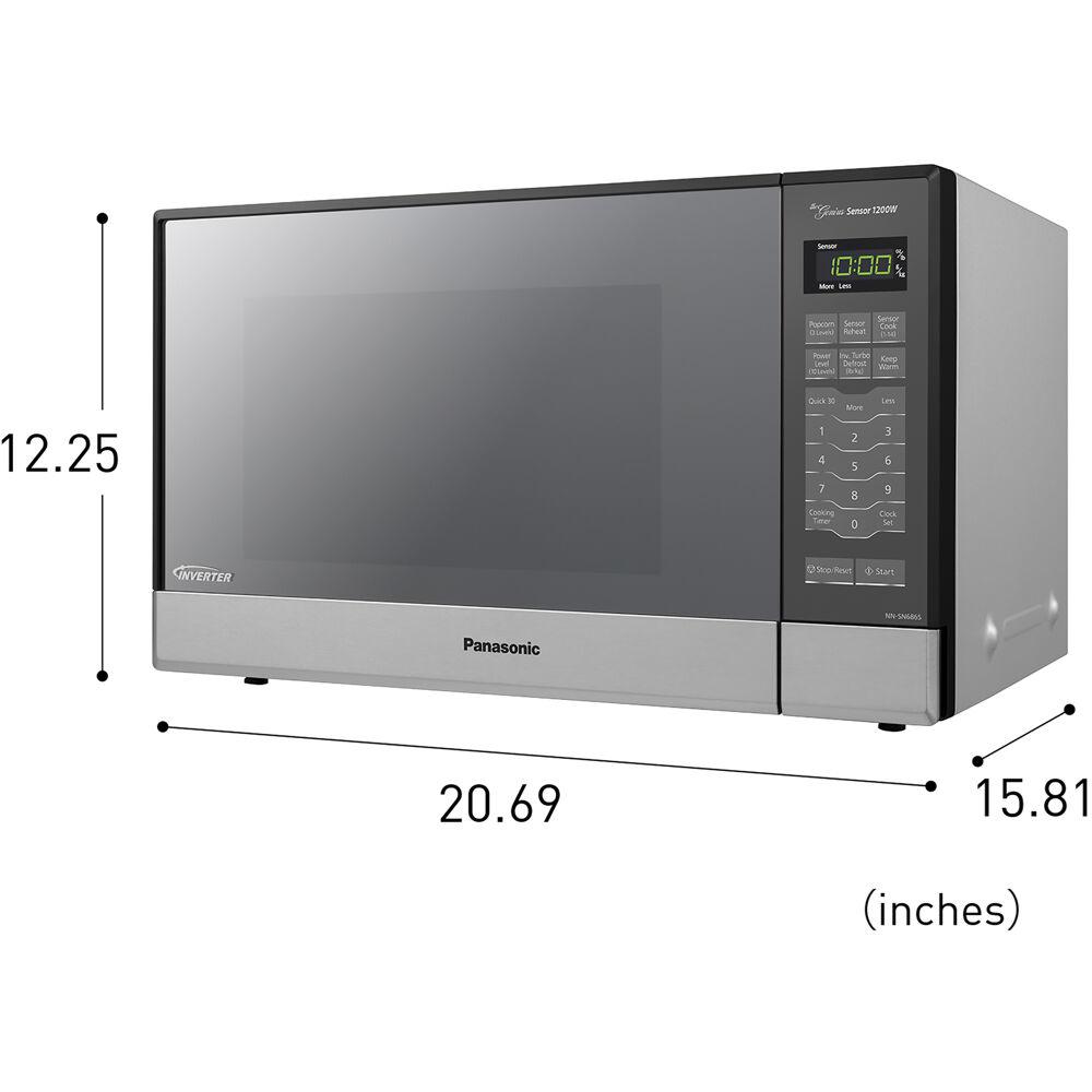 Panasonic 1.2 Cu.Ft. 1200W Genius Sensor Countertop/Built-In