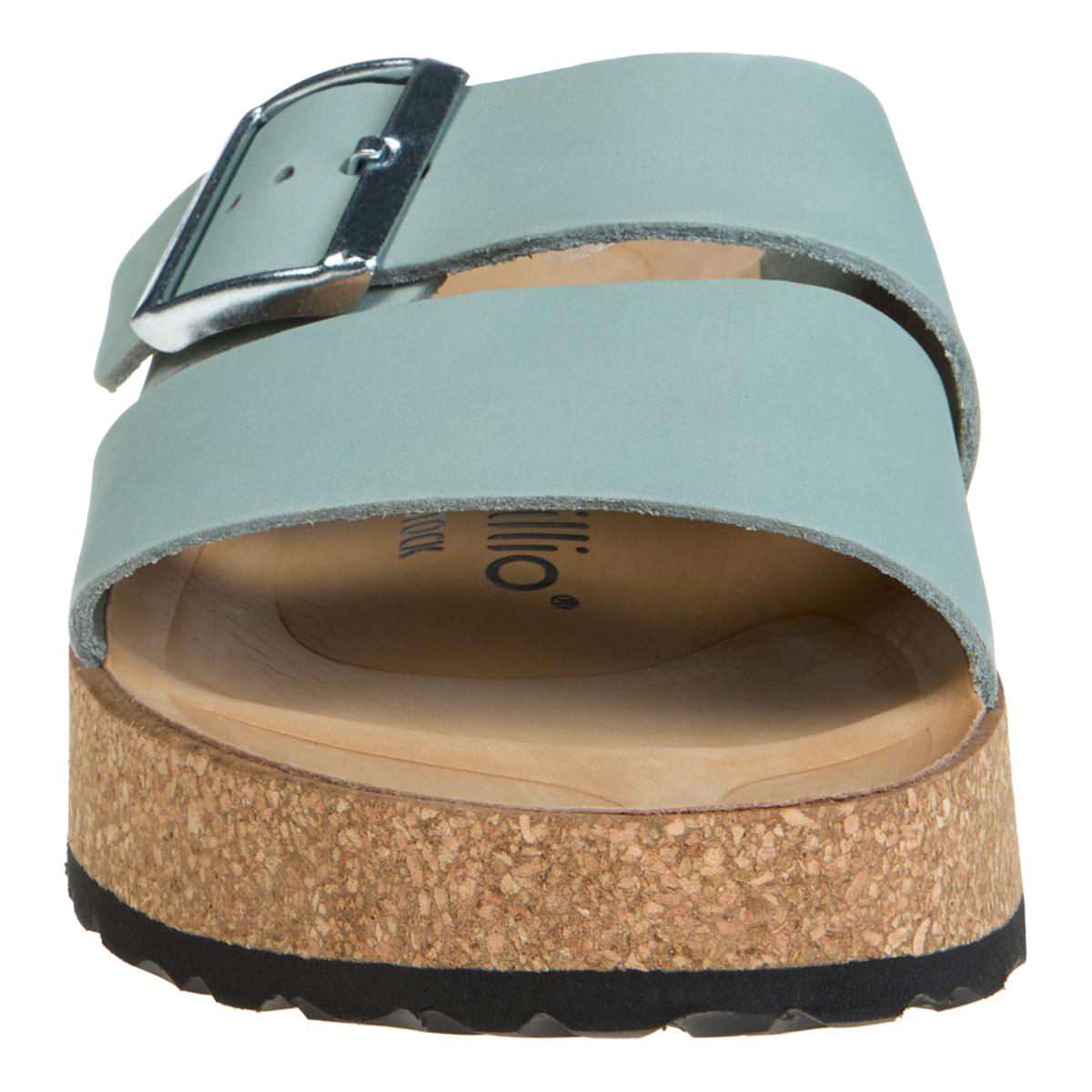 BIRKENSTOCK Almina Papillio ブルー Papillio Almina elemental blue nubuck by Birkenstock