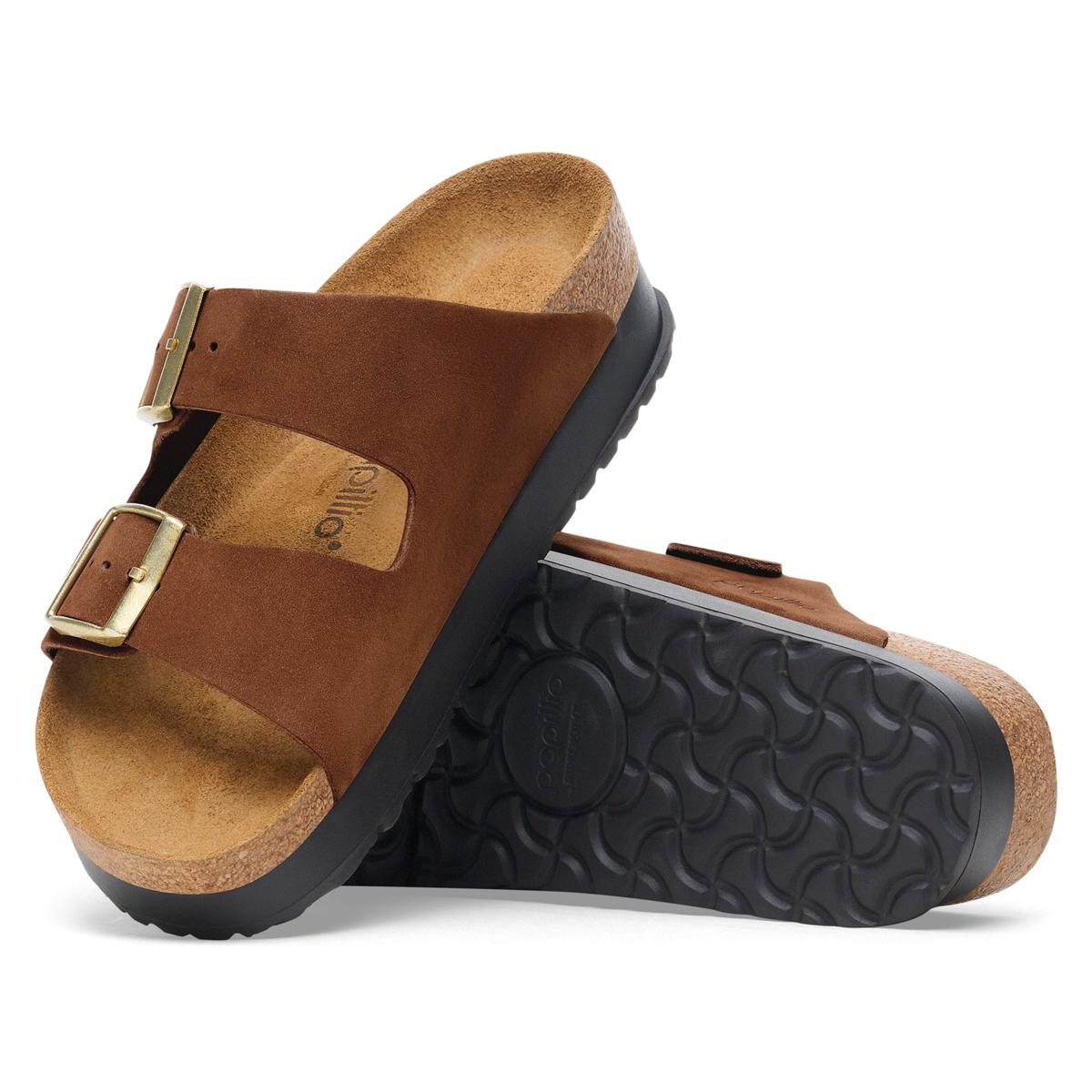 Papillio by Birkenstock Arizona Platform Nubuck Sandal