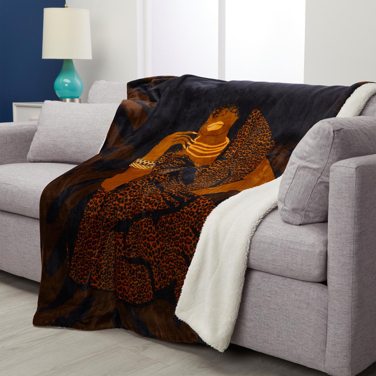 Pardon My Fro Woven Tapestry Throw Blanket