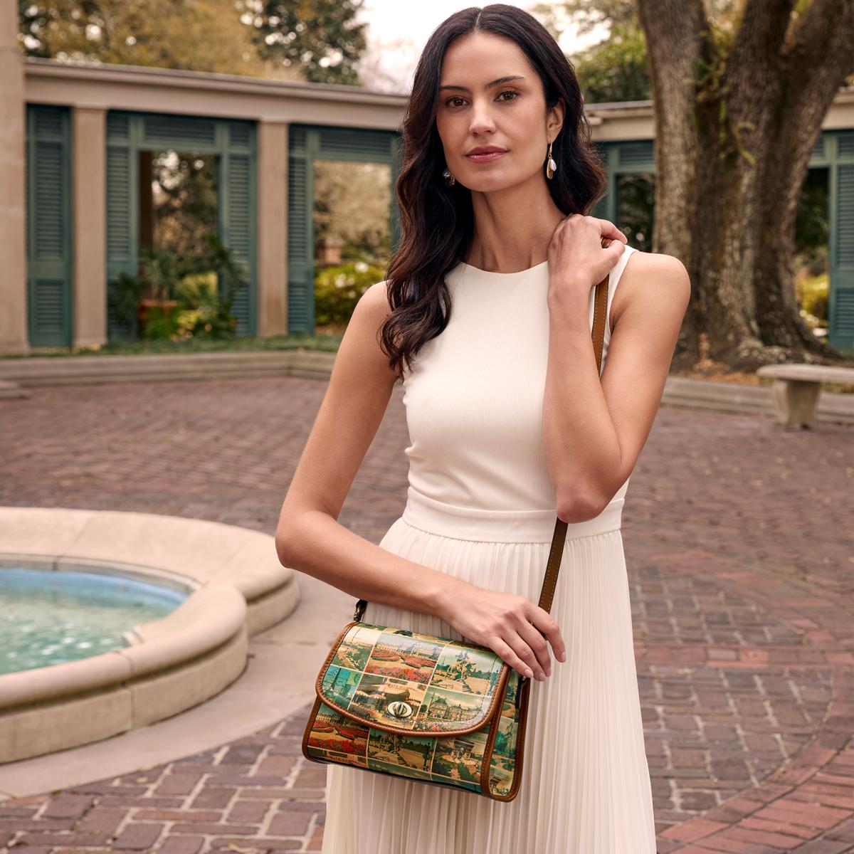 ナリス Patricia Nash Ariane Top Handle Crossbody Bag | HSN