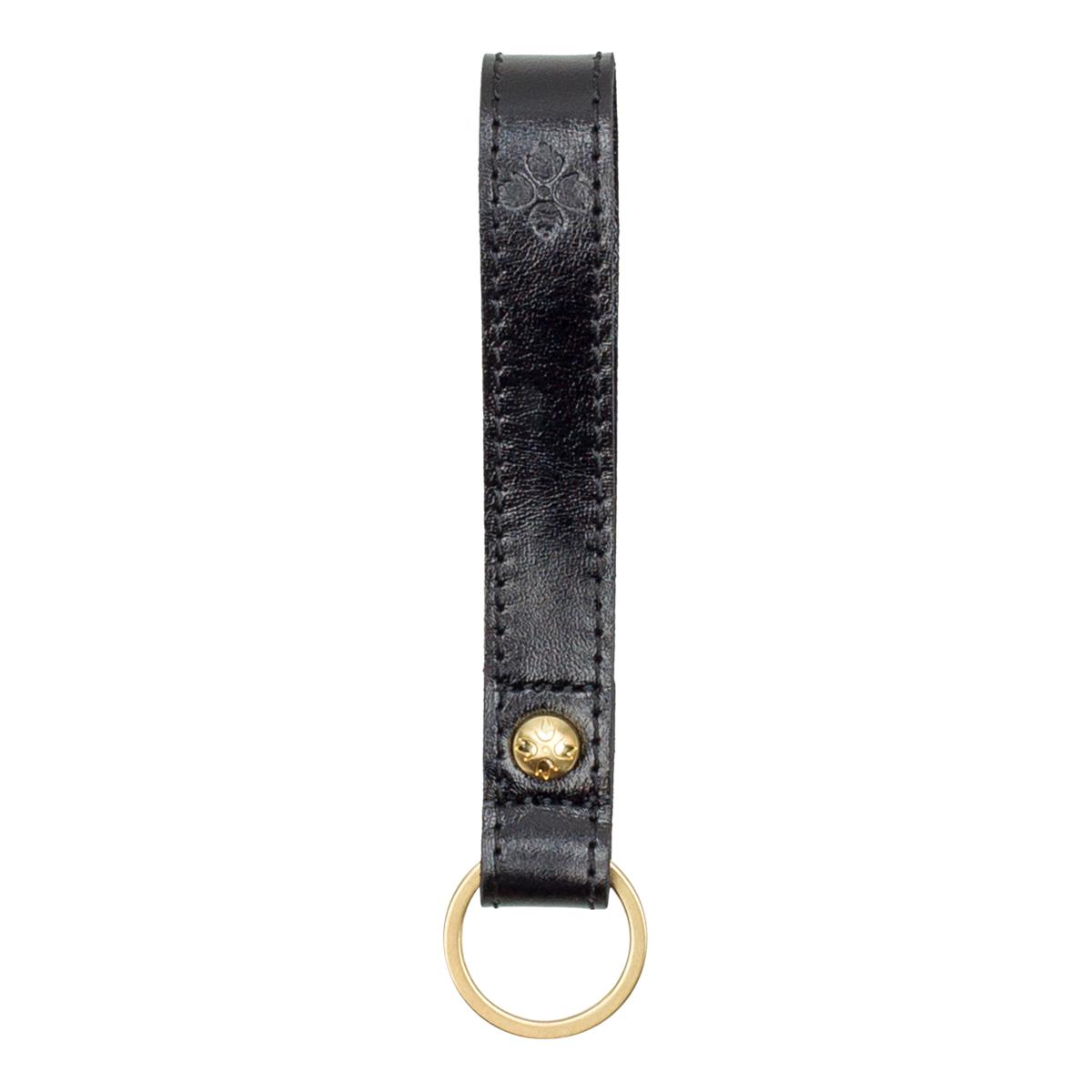 Leather Key Fob - California Navy Blue