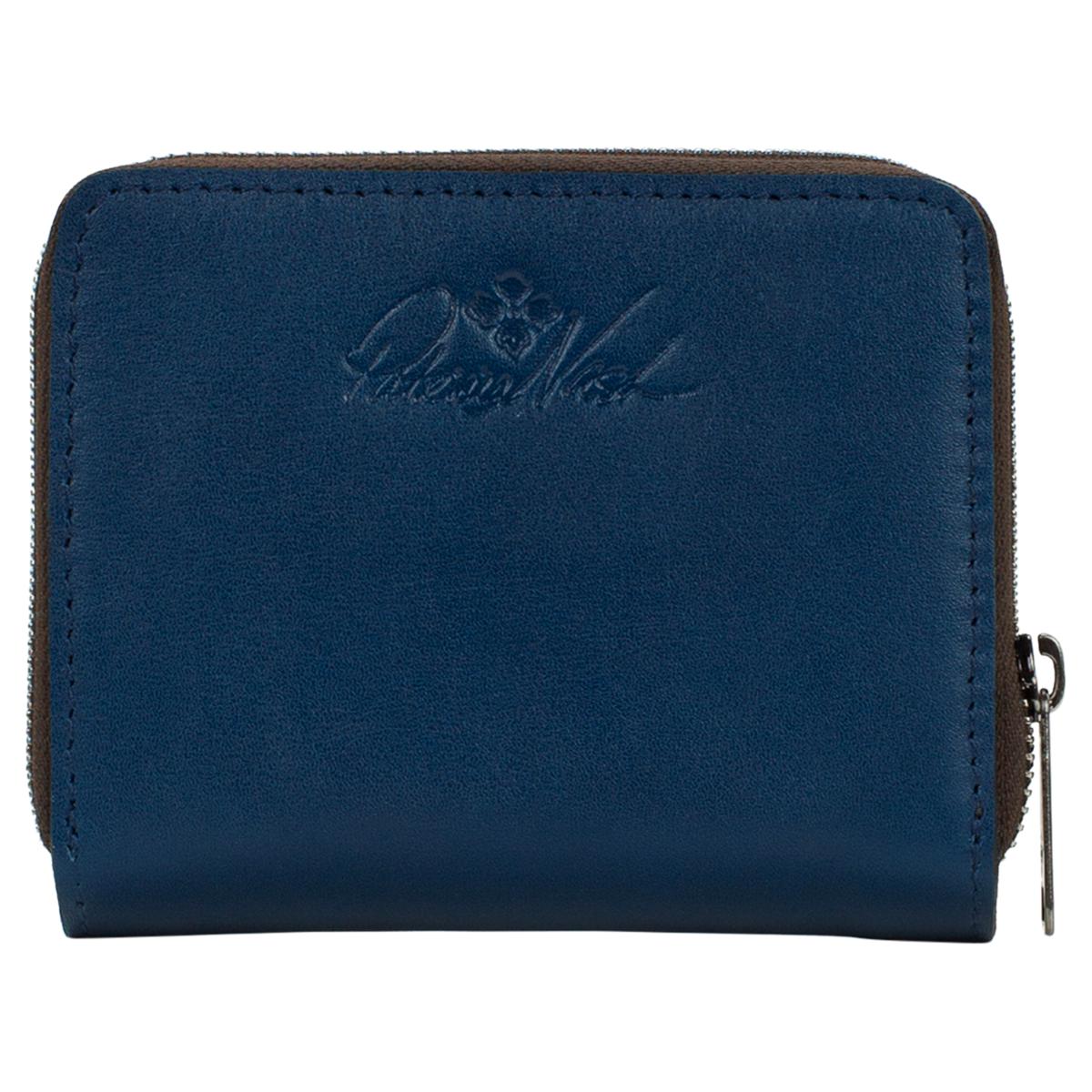 PATRICIA NASH Nazari Blue Grass Bifold RFID store Leather Wallet