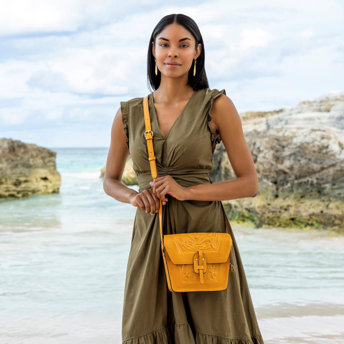 Patricia Nash Marciana Leather Flap Crossbody | HSN