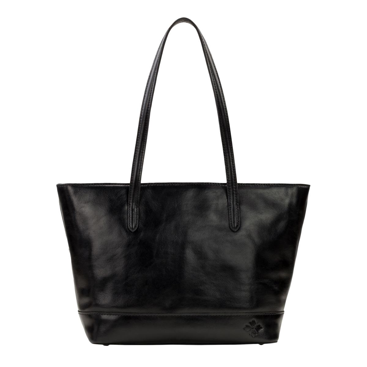 Leather tote