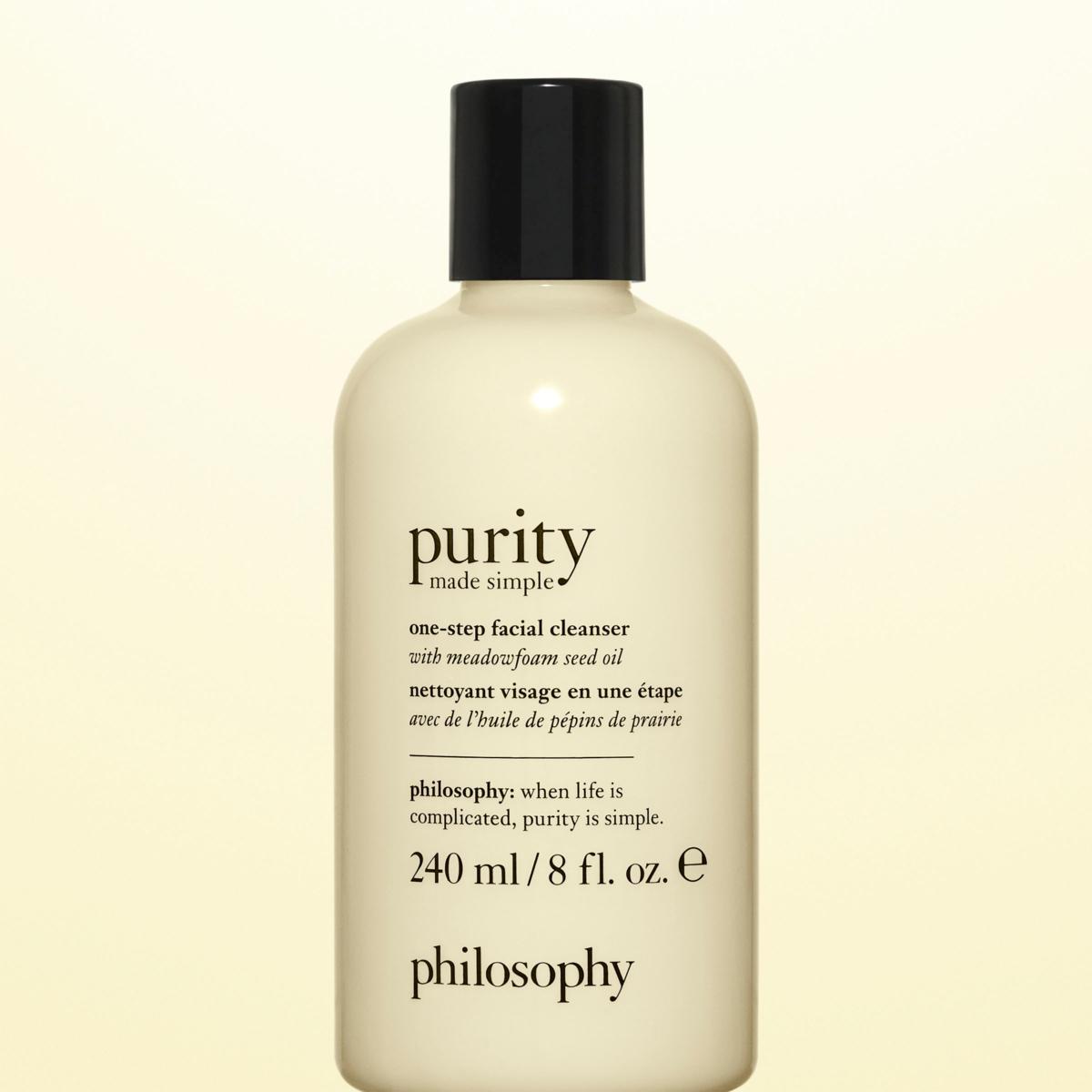 Purity Skin 3本セット philosophy purity (3) 3oz cleansers & (3) 30ct cloths facial set
