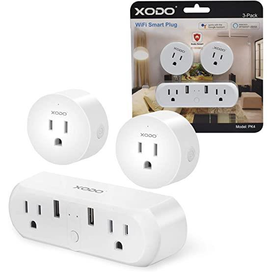 Smart WiFi Outlet Compatible with Alexa and Google Assistant 3