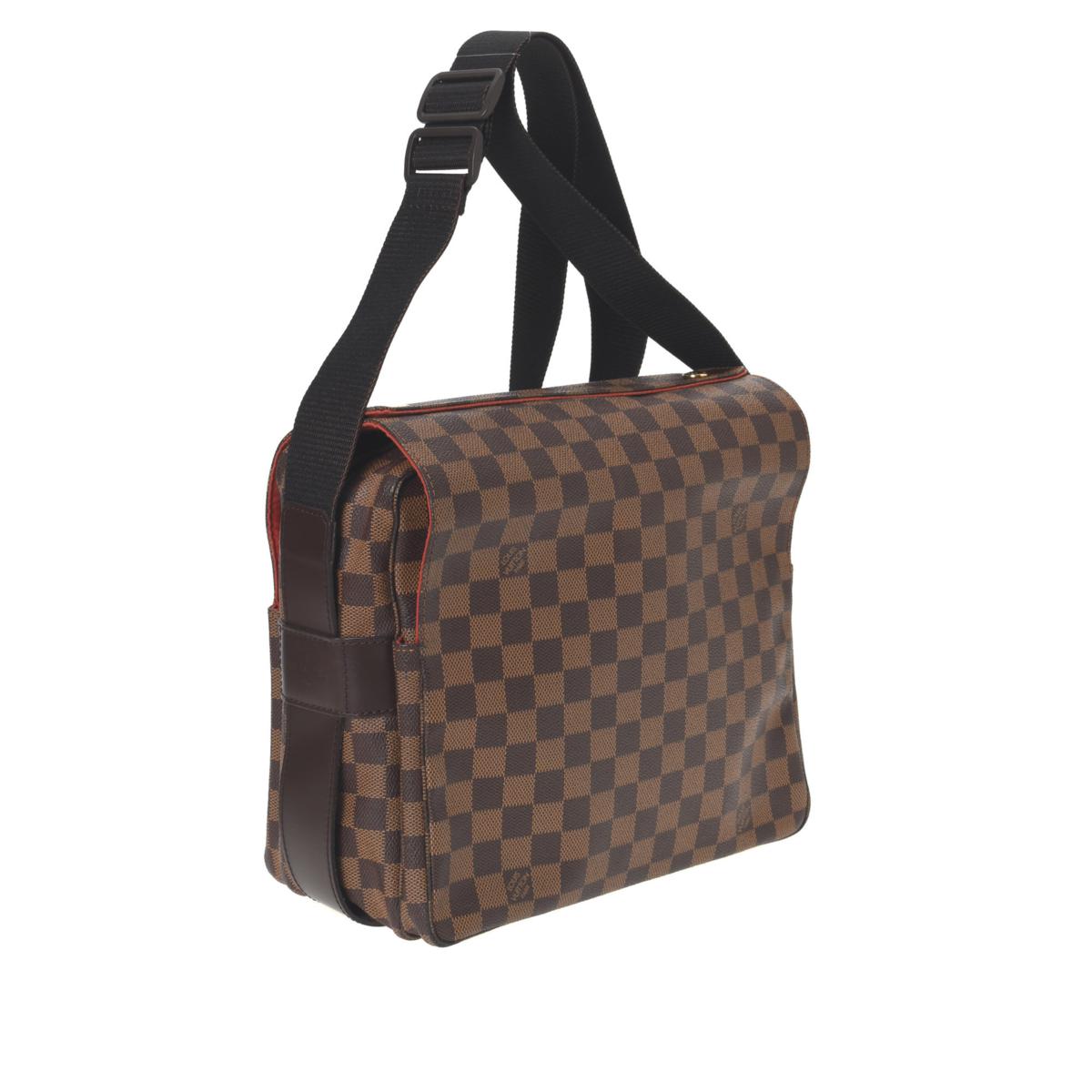 Pre-Owned Louis Vuitton Naviglio Damier Azur Shoulder Bag 