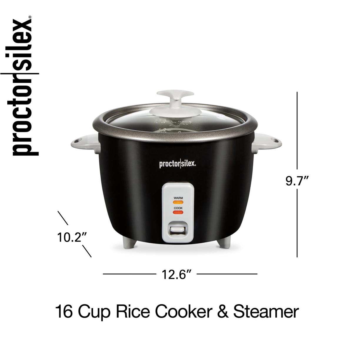 16 Cup Rice Cooker & Steamer - Model 37527