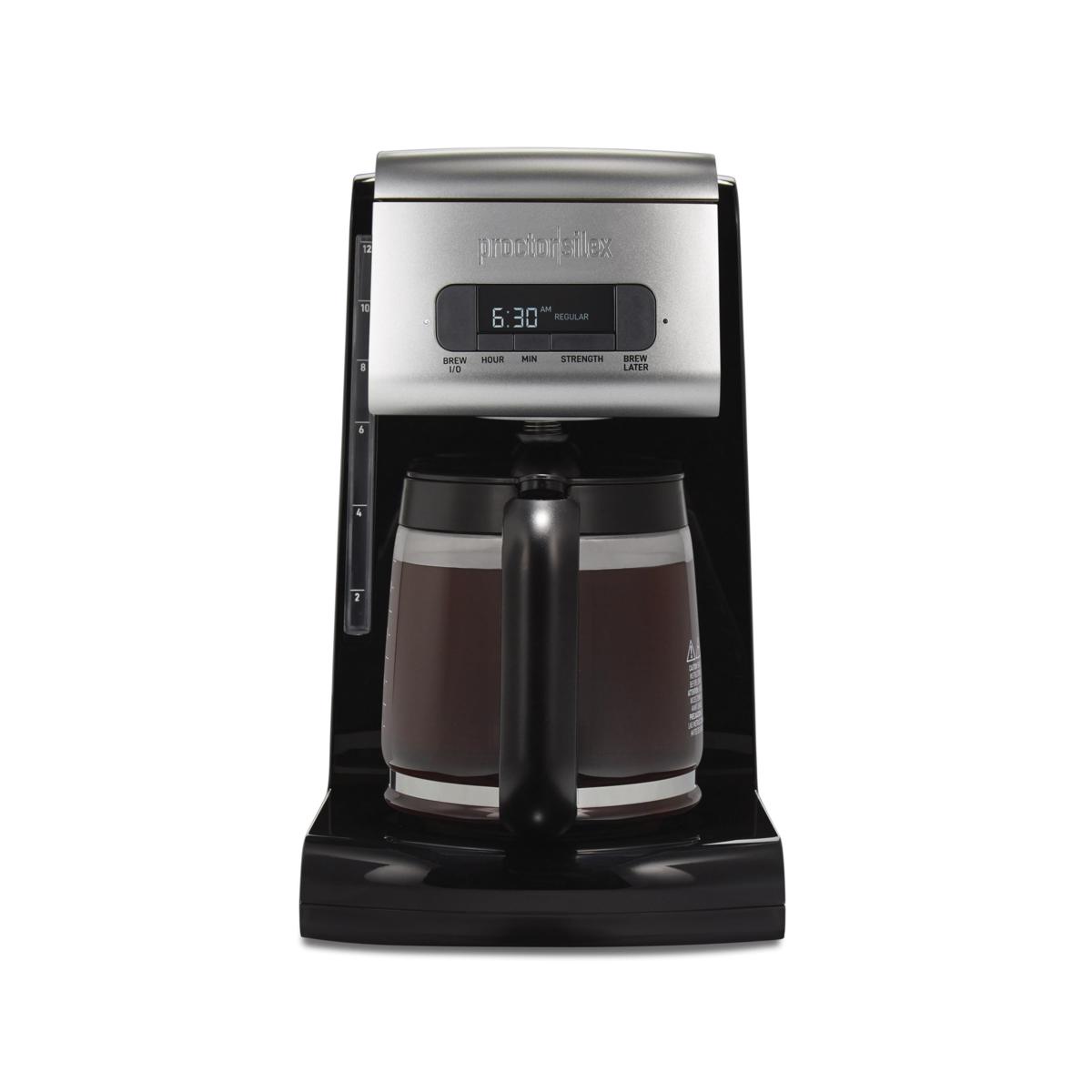 Proctor Silex FrontFill Programmable 12Cup Coffee Maker 20774772 HSN