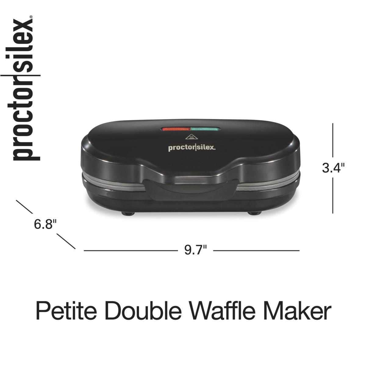 Proctor Silex Petite Waffle Maker - Black