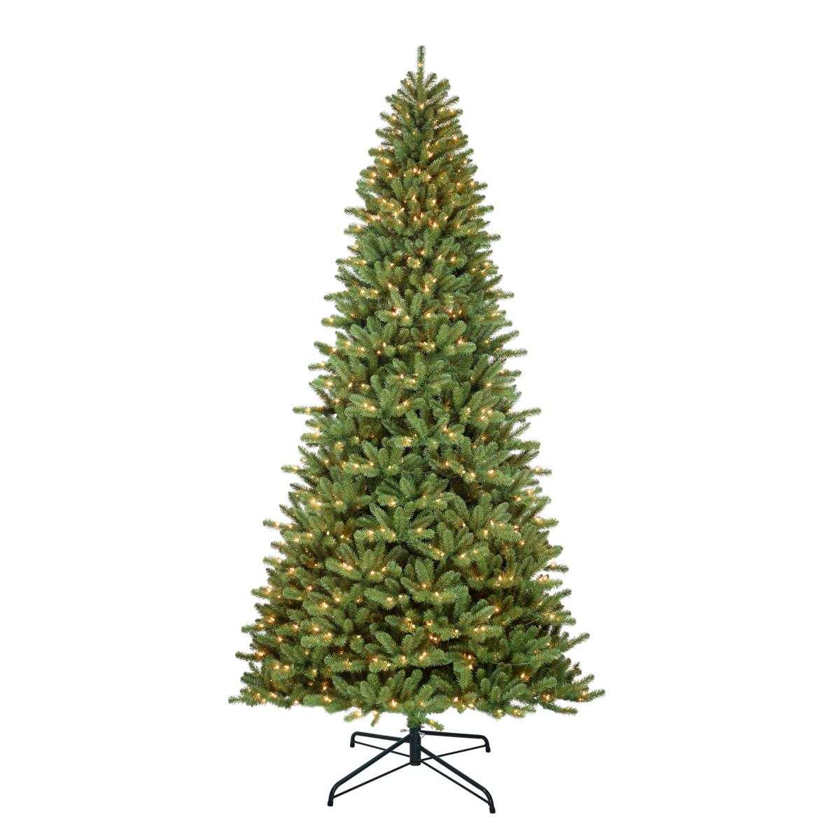 Puleo International 12' 1200Light Artificial Fir Christmas Tree, Green