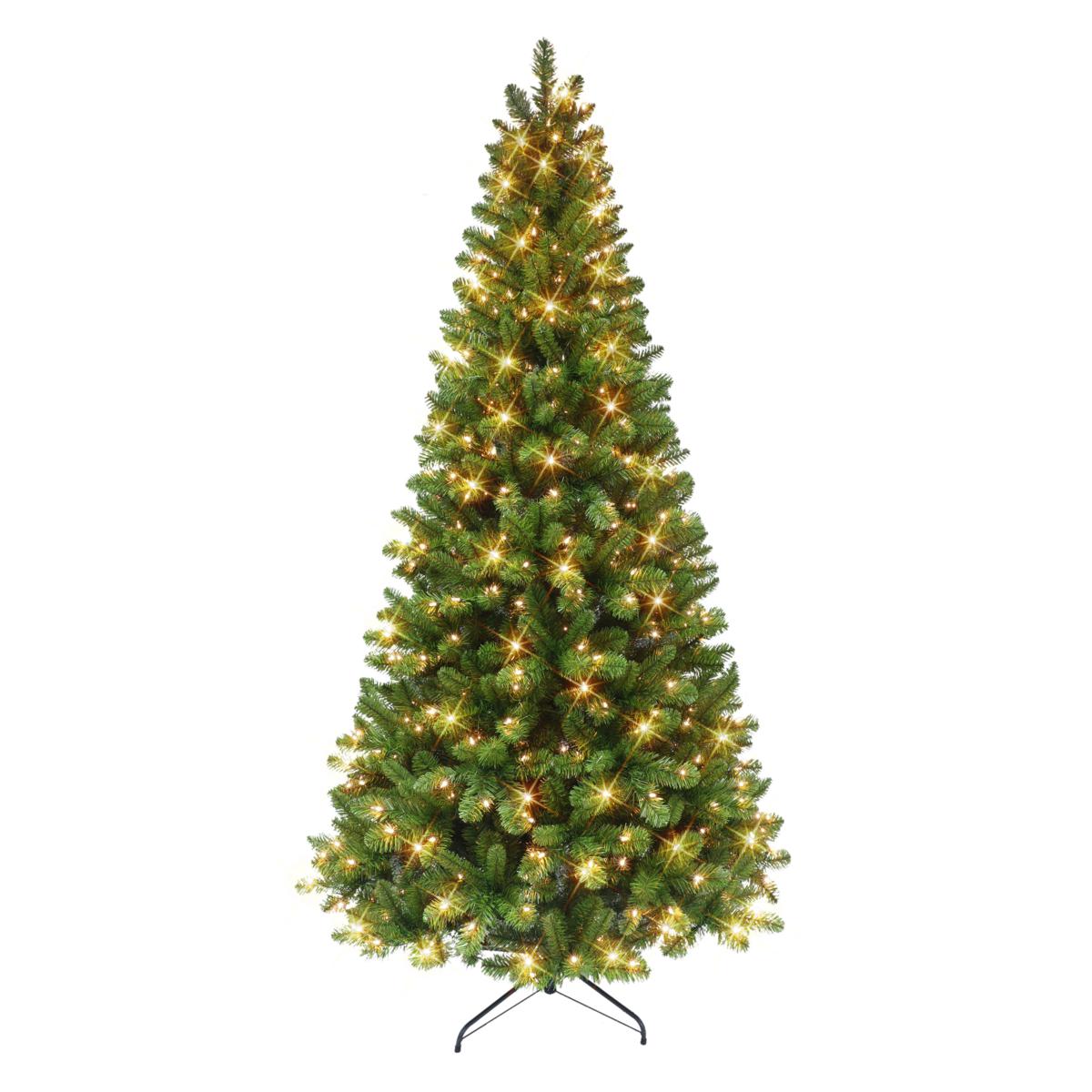 Seasonal LLC 6' Flocked Pre-Lit Bluffton Pine Christmas Tree