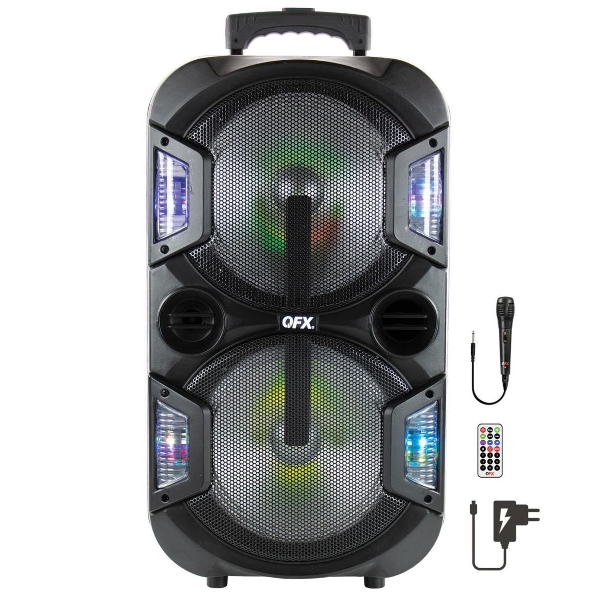 qfx 15 inch portable party speaker