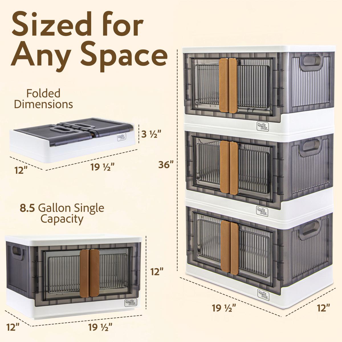 Snap-on STACKING CUBE BOX （Brown White） Snap Box - Brown/Light Brown | Watch Accessories | Delugs