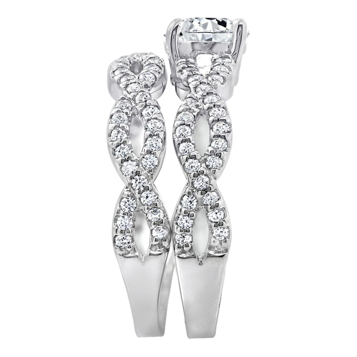Radiance by Absolute™ 3.95ctw Twist-Shank Solitaire Ring 2