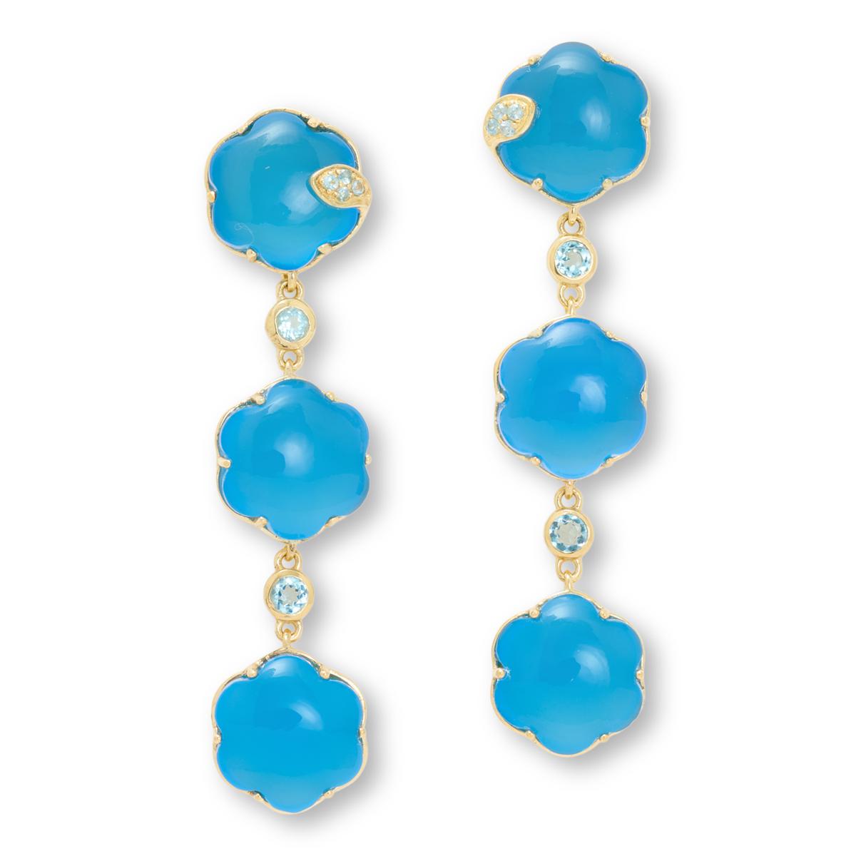 Studs Golden Opalite Gold Plated Earrings At ₹ 290/pair In Jaipur | ID - Foto 10