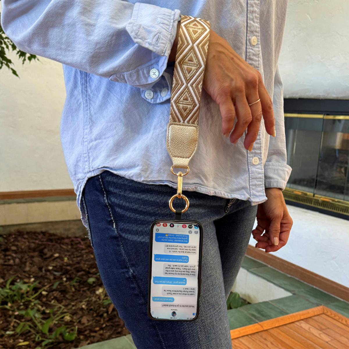 Rebecca Faith Set of 2 Clip & Call Phone Straps w/Pouches | HSN