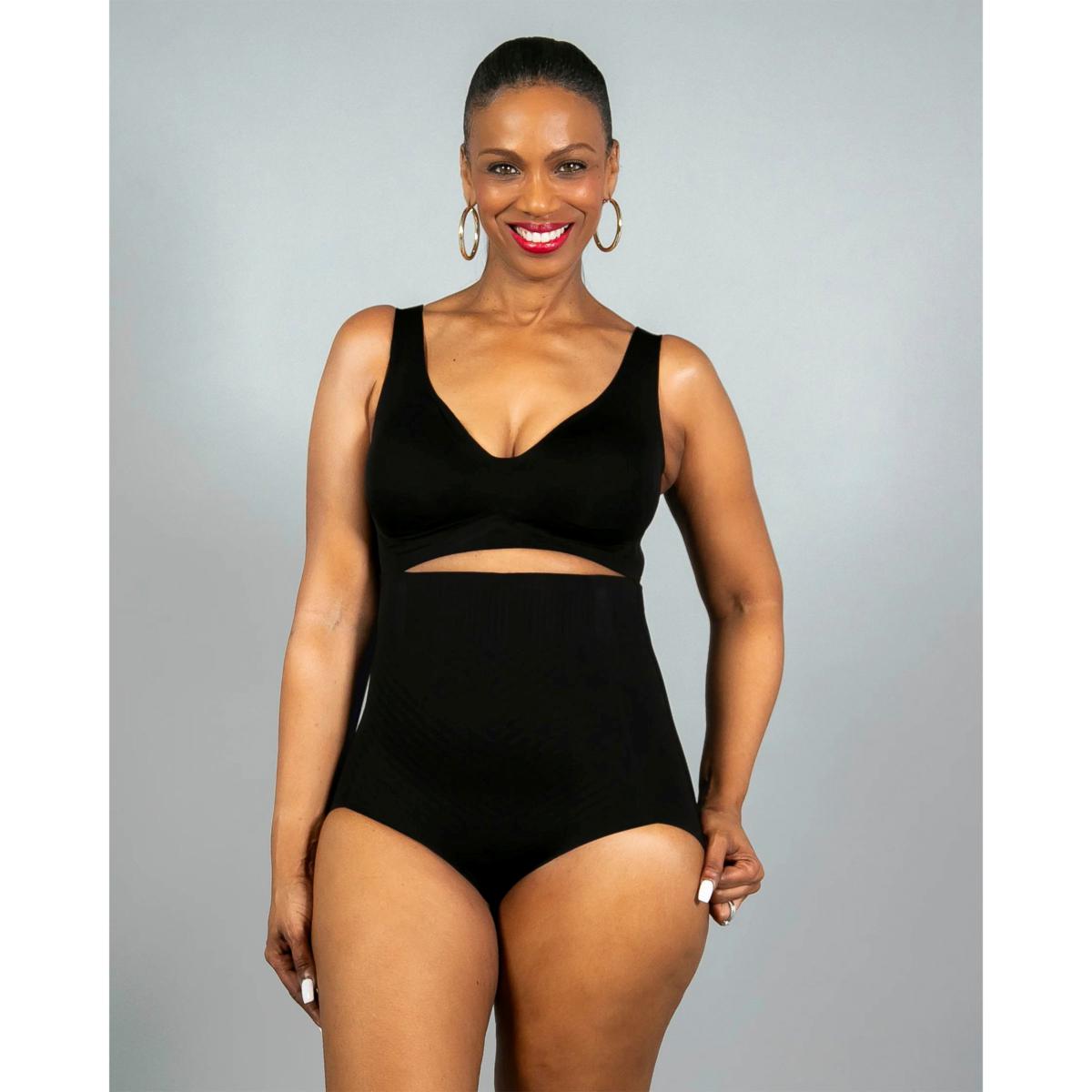Rhonda Shear Gel Smoothing Control High-Waisted Brief | HSN