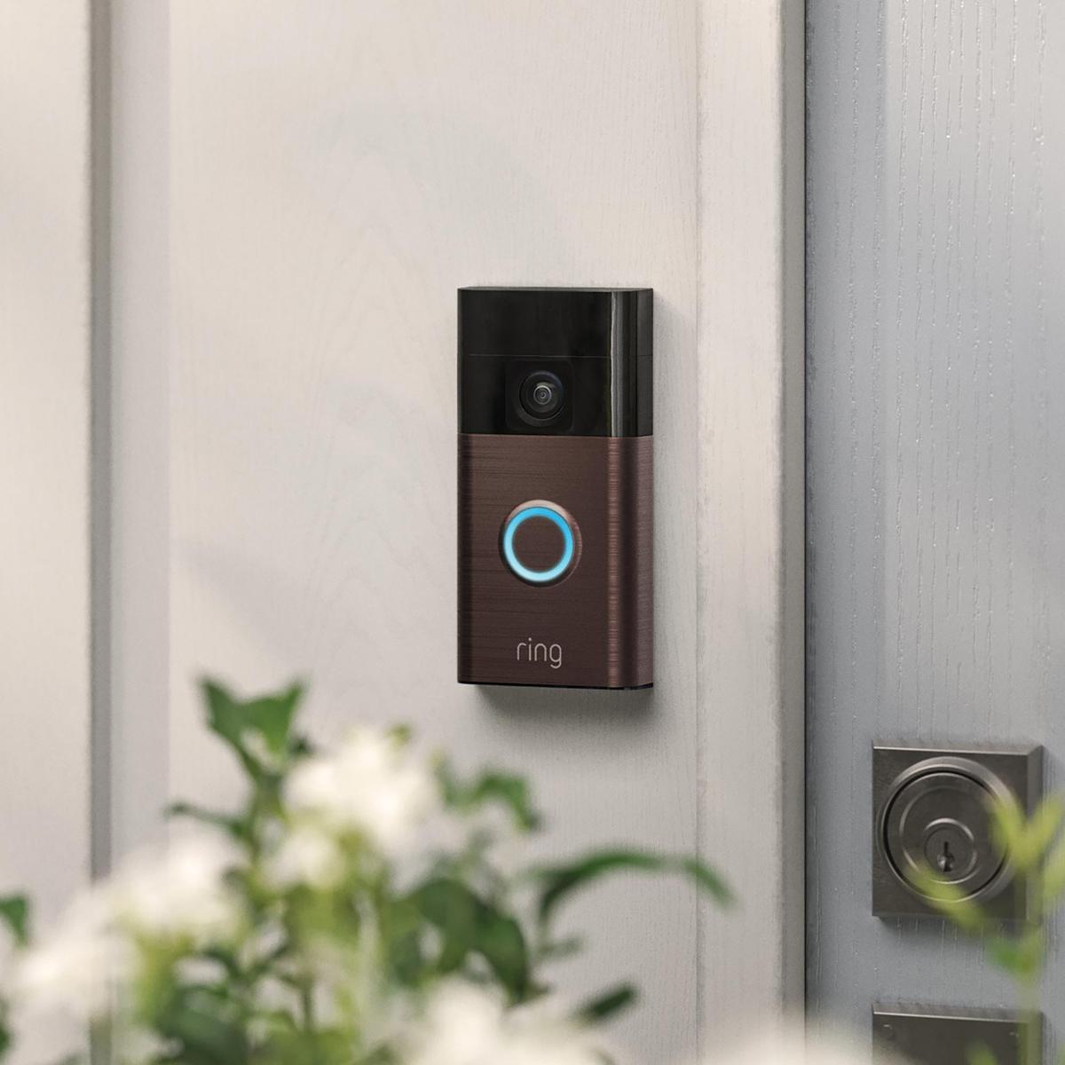 Ring Security Video Battery Doorbell with 3 Years Ring Assist Plus